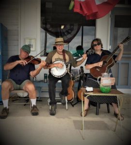 Musicians on Peers Porch