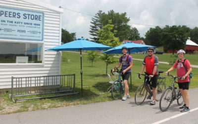 Peers Store Offers Respite to Cyclists on Hot Summer Days